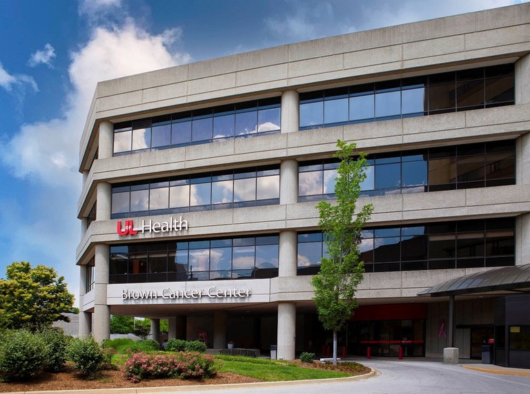 UofL Health – Brown Cancer Center in downtown Louisville. UofL Health photo. 