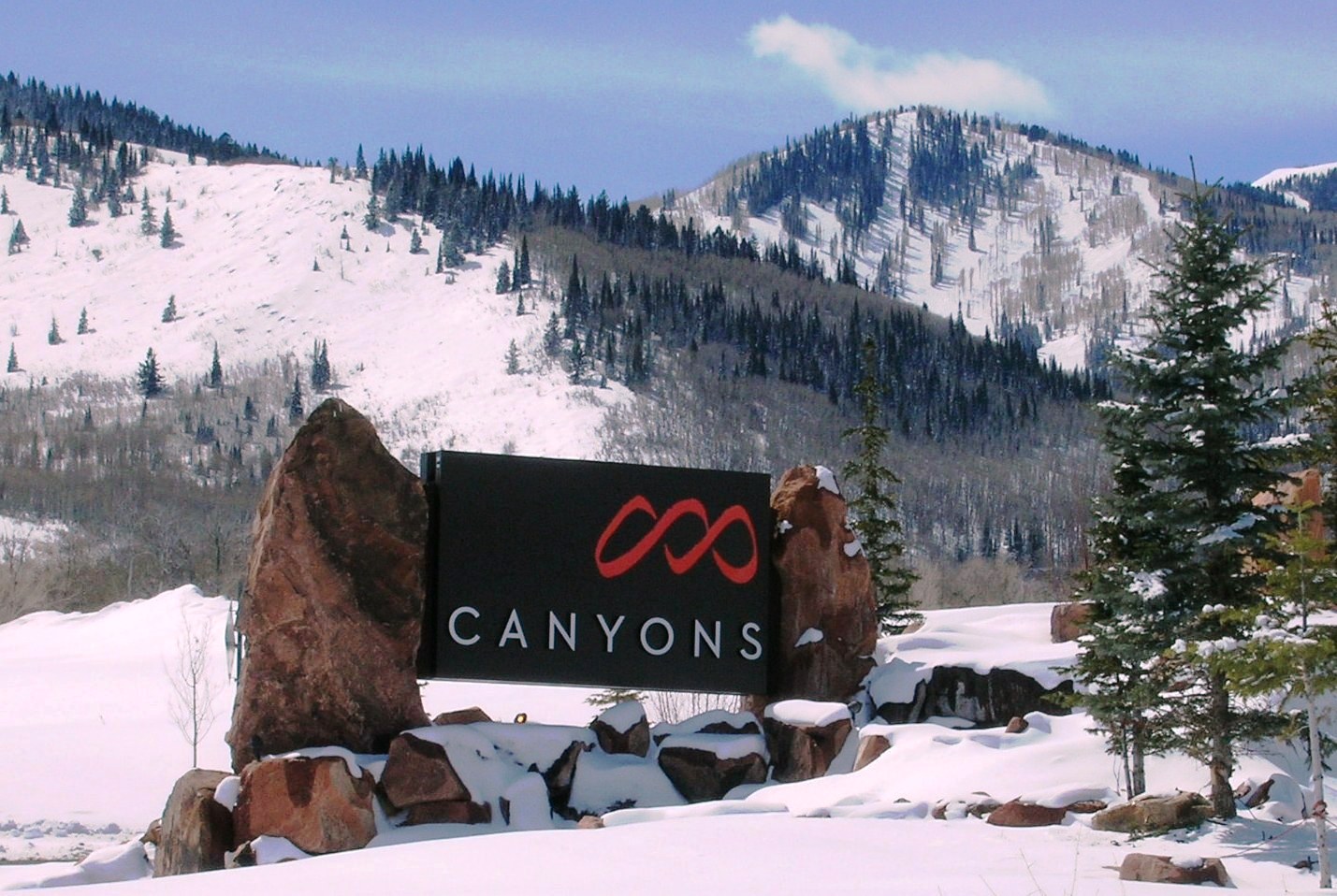 Canyons sign