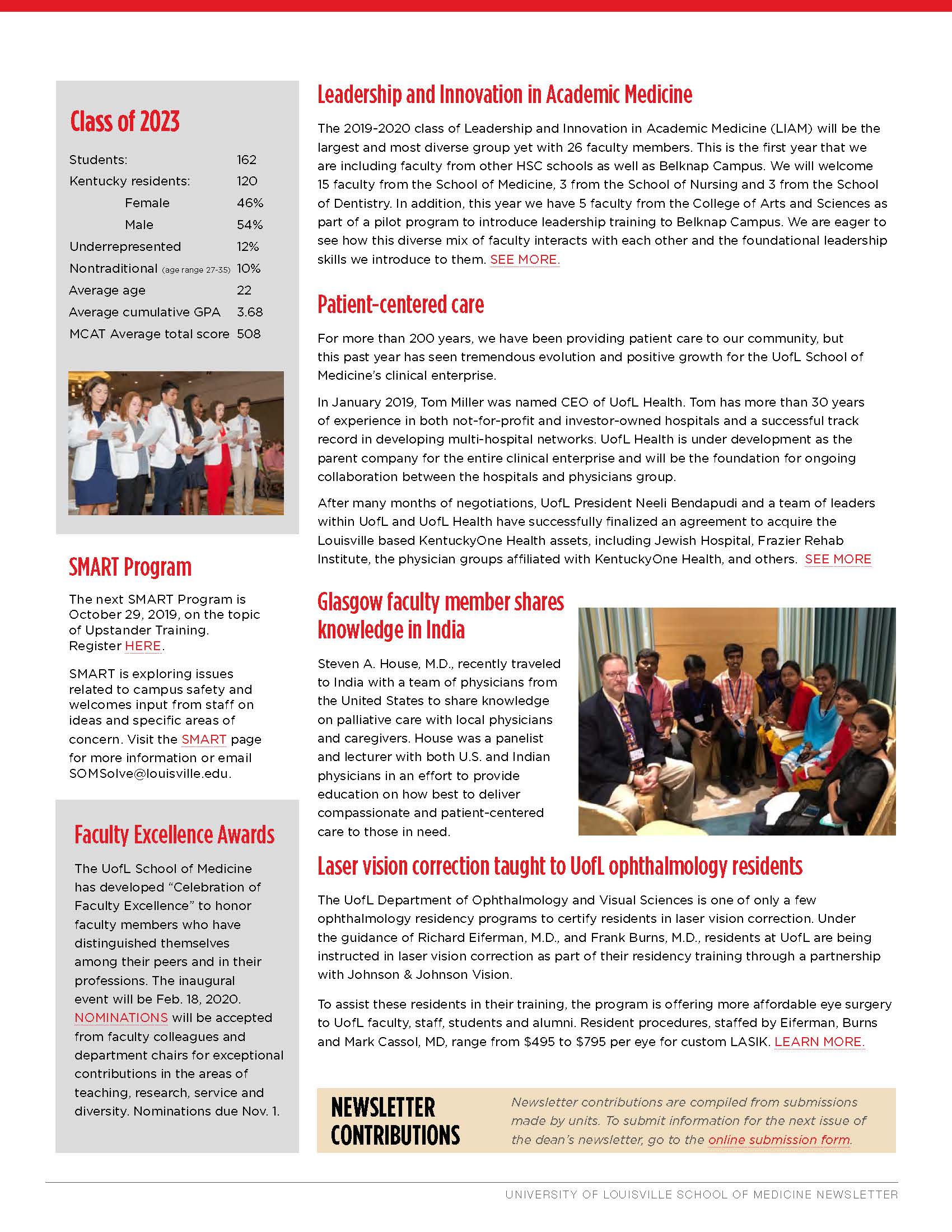 Dean's Newsletter - Fall 2019 (Page 2)