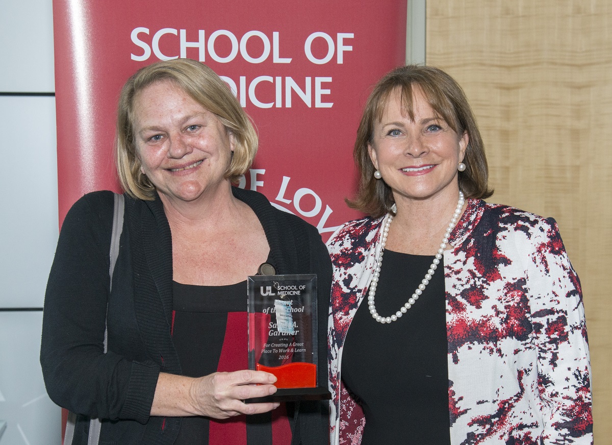 Sarah Gardner and Dean Toni Ganzel