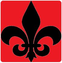 Louisville Fleur-de-Lis Illustration Print — Hoopla! Letters