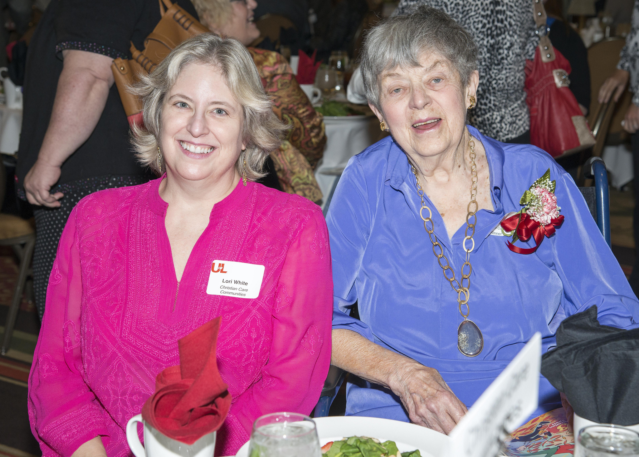 Phyllis Jenness, 2014 Optimal Aging Award Winner with Nominator Lori White