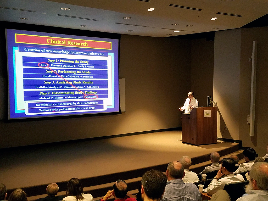 Dr. Julio Ramirez Presents at Department of Medicine Grand Rounds
