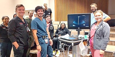 Residents in simulation lab