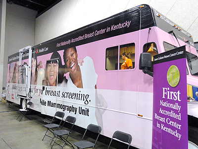 UofL wins grant to extend services of mobile mammography unit