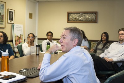 David Lohr, MD with Psychiatry Trainees