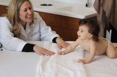 Image: Research Nurse and Baby