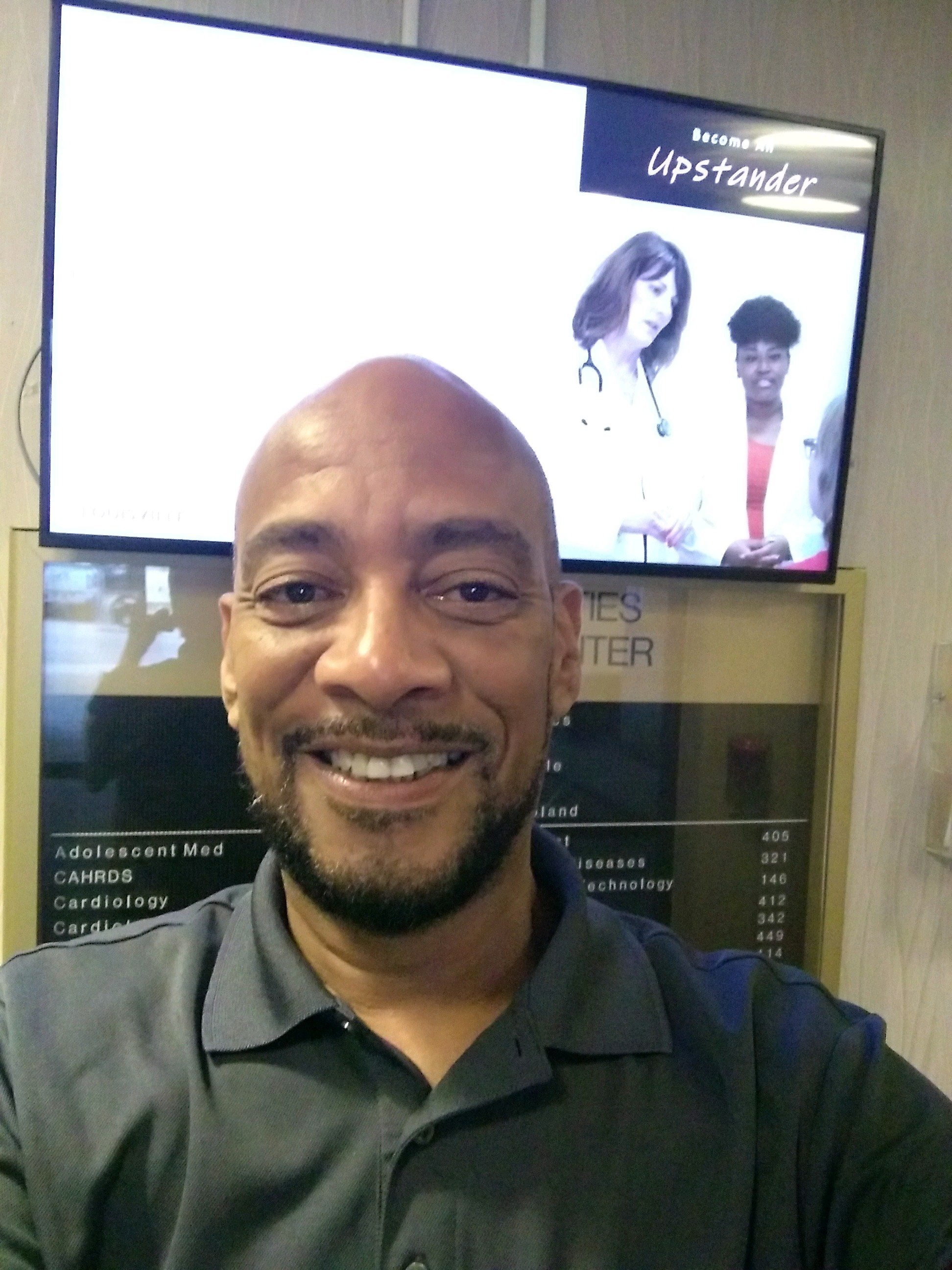 Greg Fowler and daughter - spotlight