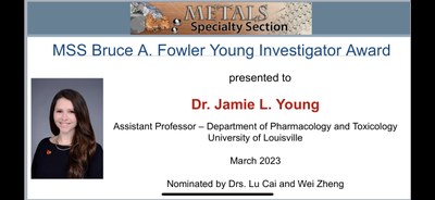 Jamie Young SOT investigator award