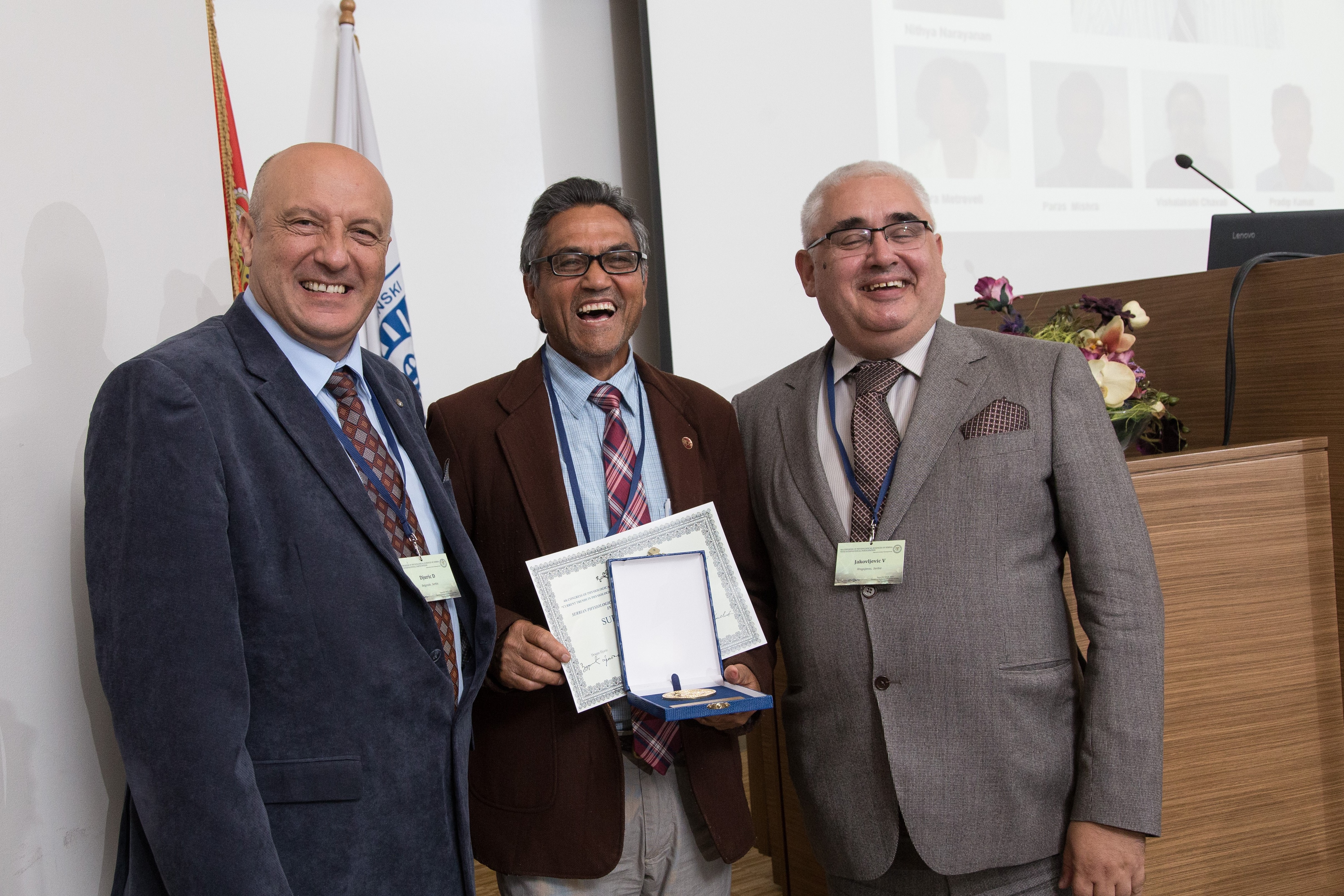 University of Kragujevac honors Dr. Suresh Tyagi