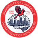 Logo that a resident created showing the city of Louisville and a cardinal. 