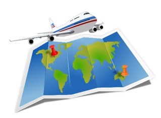 Travel Plane & Map