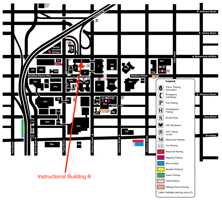 University Of Louisville Campus Map – States Map Of The Us