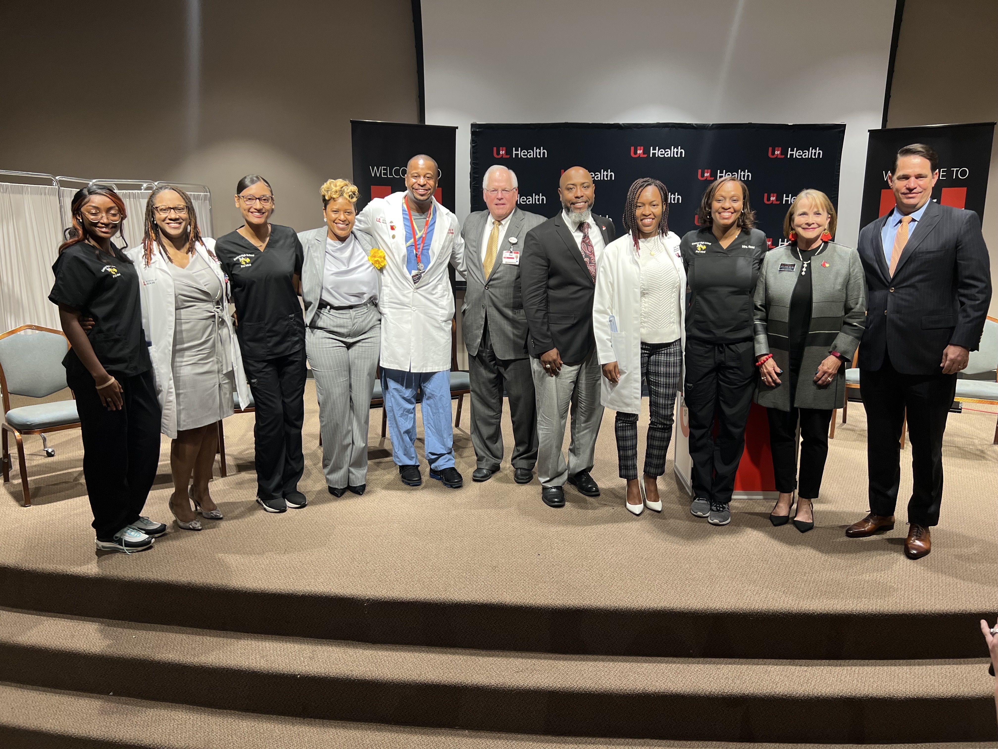 Central High School students experience life in the medical field by shadowing UofL doctors