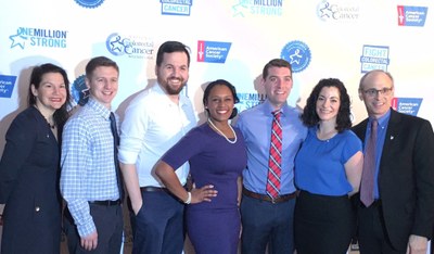 Left to right:  Mary Doroshenk (Director of NCCRT), Jamie Heimroth (2nd year medical student at UofL, involved in SOSL), Christopher Head (SOSL Board Member), Erica Sutton, M.D. (Executive Director of SOSL, UofL School of Medicine faculty), Sam Walling (Medical Director of SOSL, 4th year medical student at UofL), Emily Bell (Associate Director of NCCRT), and Richard Wender, M.D. (Chief Cancer Control Officer, American Cancer Society)