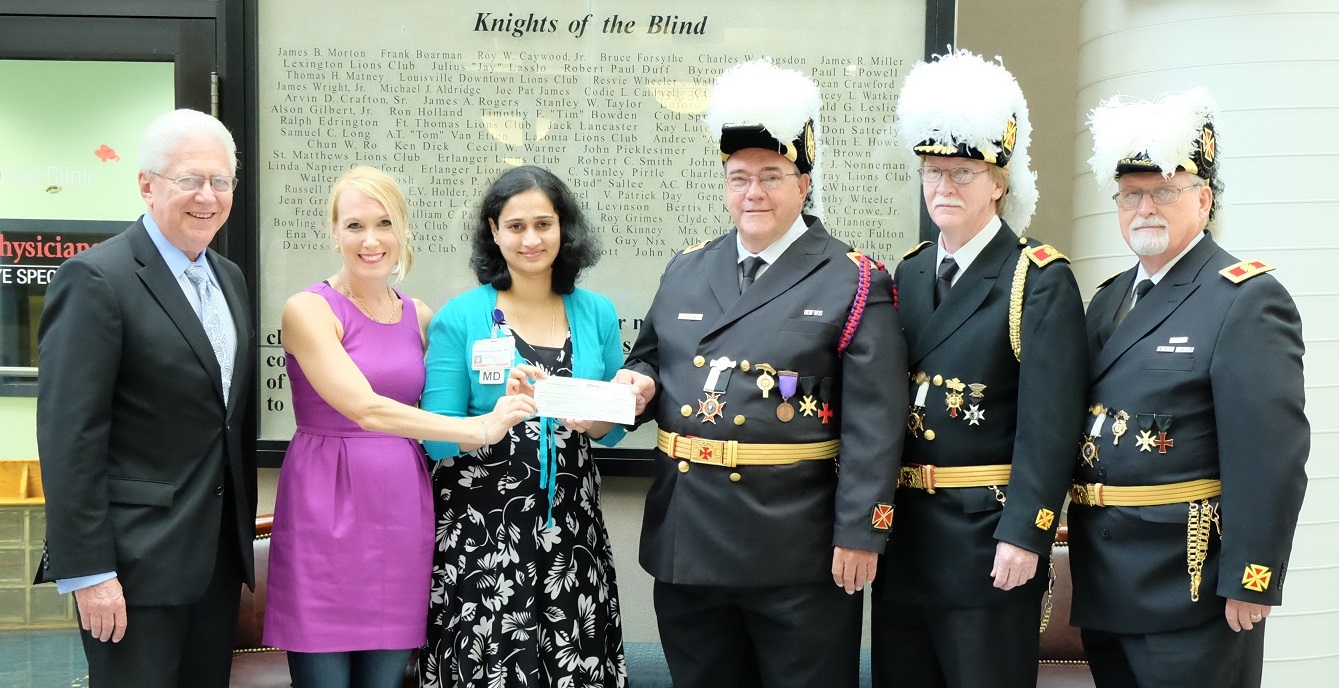 Knights Templar Eye Foundation, Inc., grant supports UofL research for improved retinoblastoma treatment 