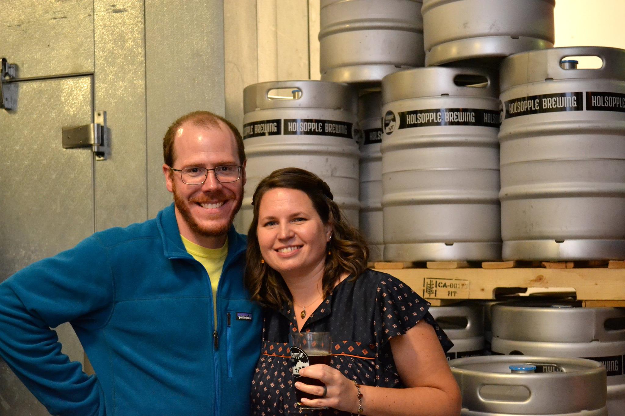 Owners of Holsopple Brewing talk beer at Beer with a Scientist Feb. 26