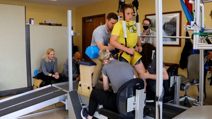 UofL researchers help paralyzed children take steps using external electrical stimulation