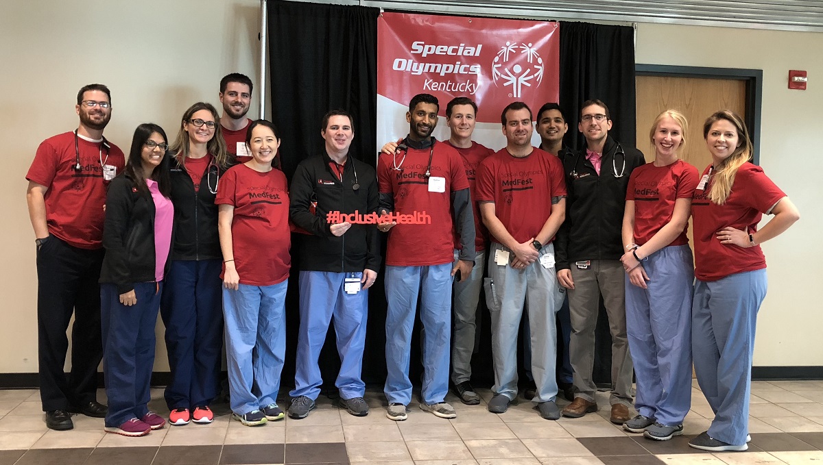 UofL resident physicians provide physicals and health screenings for Special Olympics athletes