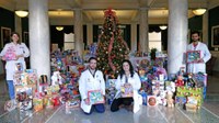 UofL School of Medicine collects 570 toys for Toys for Tots 