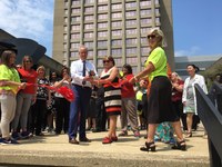 UofL School of Medicine launches Medical Mile walking path to promote wellness