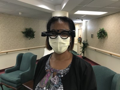 Full size smart glasses at nursing home — School of Medicine University of  Louisville