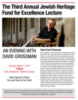 The Third Annual Jewish Heritage Fund for Excellence Lecture