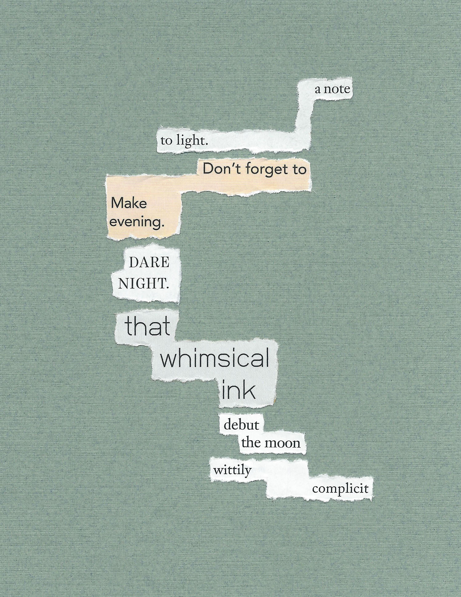 A Note (Issue 14)