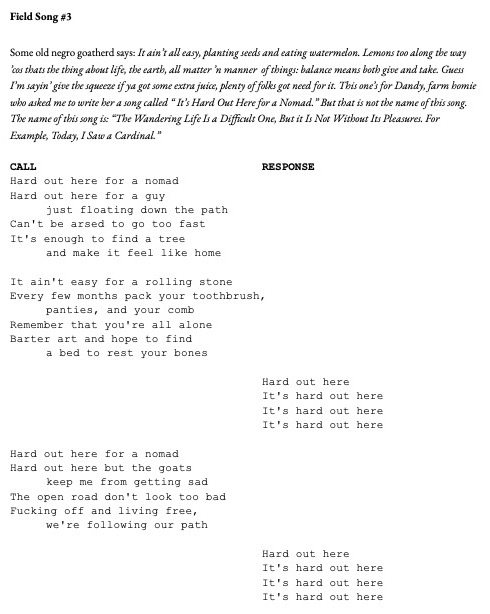 Field Song 3 (Issue 22)