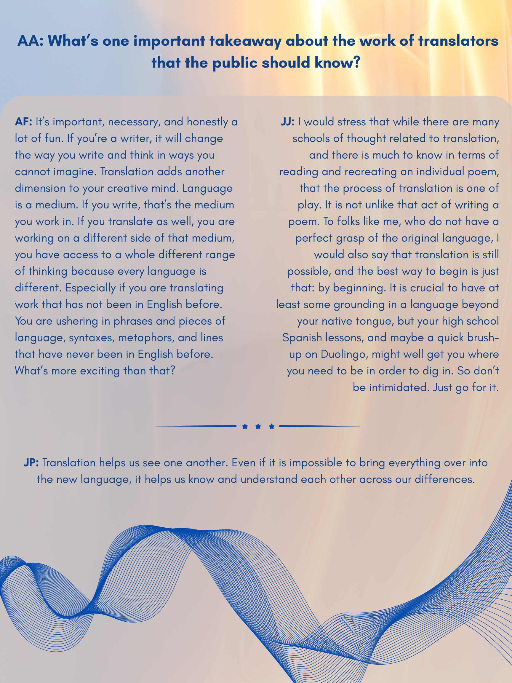 Translation 13 (Issue 24)