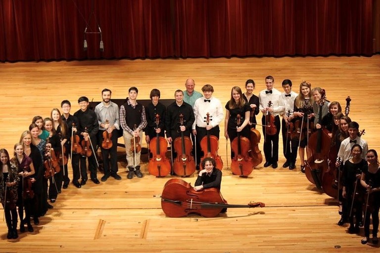 2021 string academy students group photo