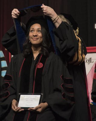   Ashley Miller Hooding Ceremony