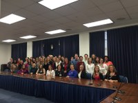 Graduate students advocate in Frankfort