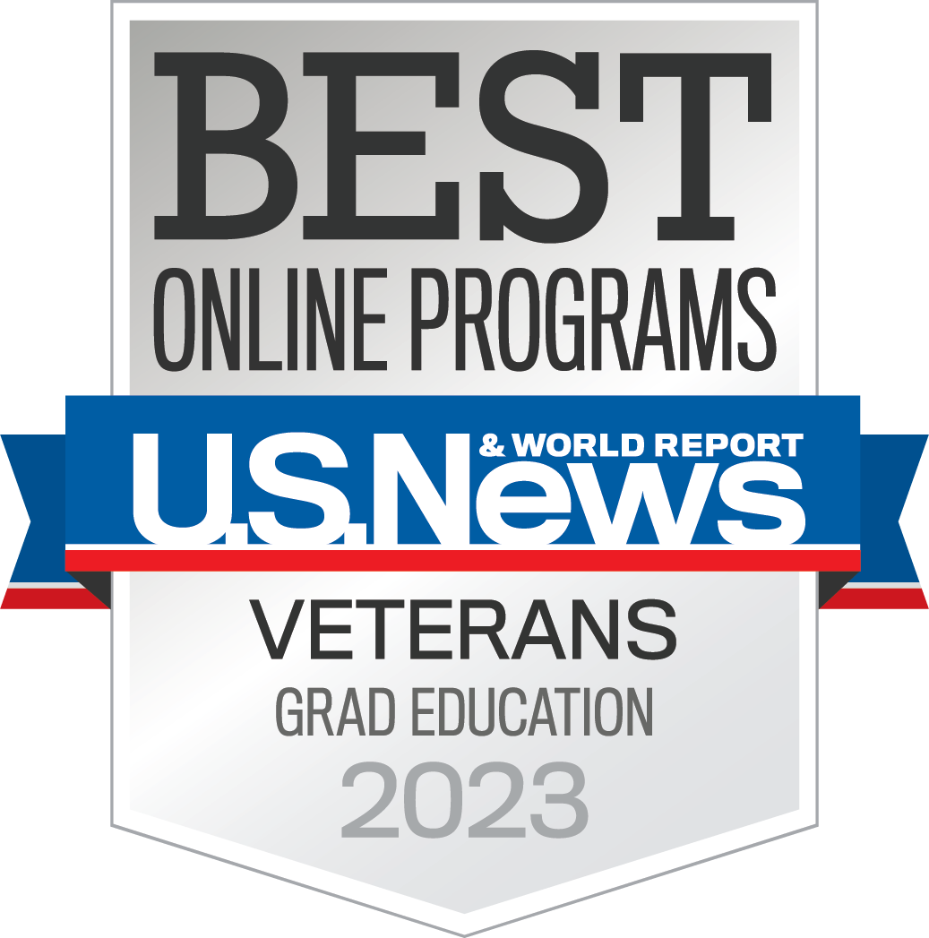 Badge Online Programs Veterans Grad Education 2023