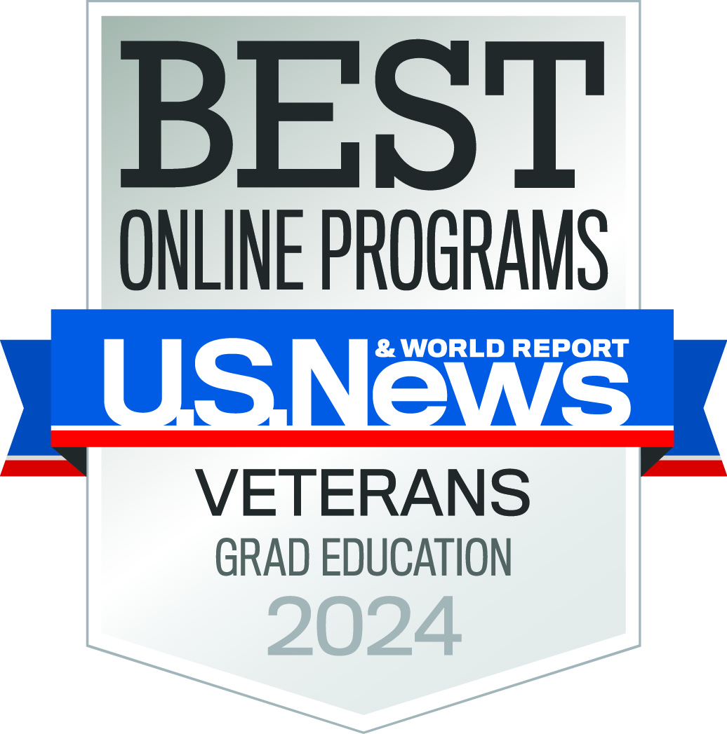 Badge Online Programs Veterans Grad Education 2024