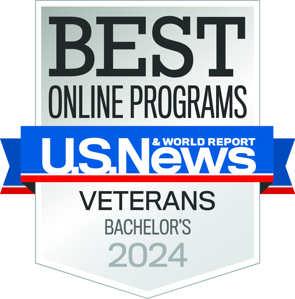 Badge Online Programs Veterans Bachelors Year 2024