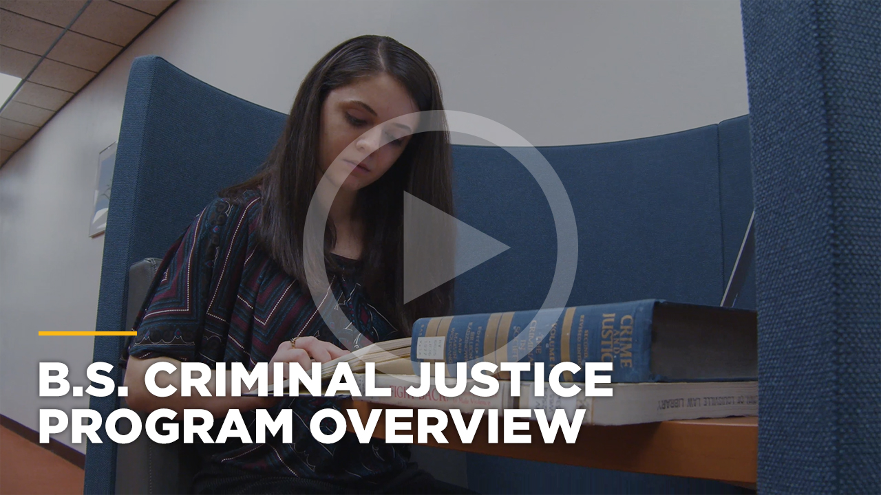 Online learning video - Online Bachelor of Science in Criminal Justice 