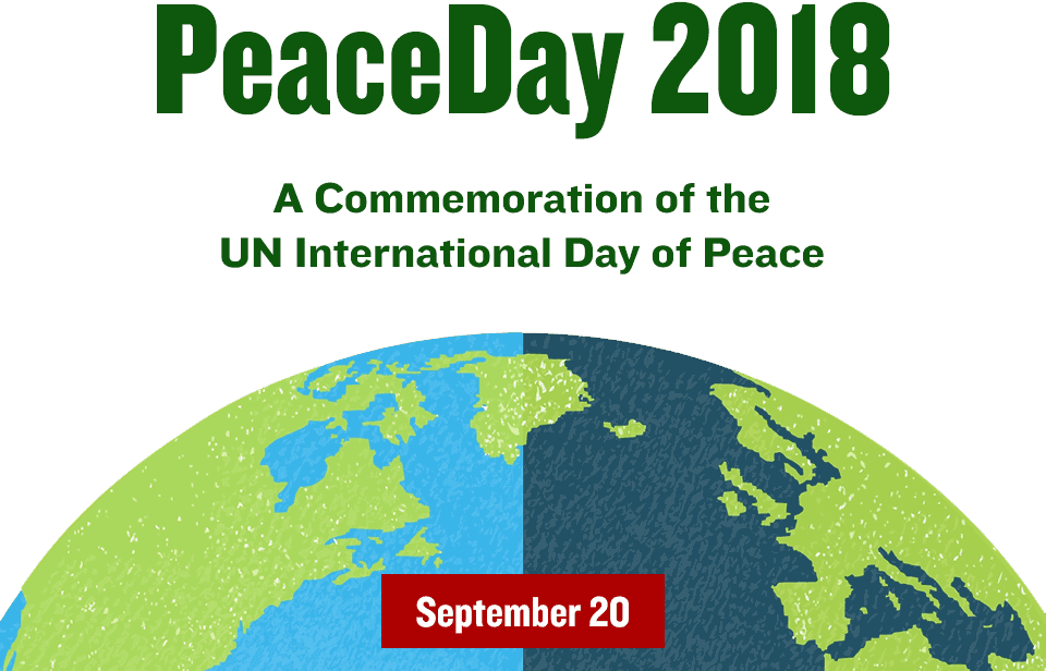 PeaceDay 2018 - A Commemoration of the UN International Day of Peace