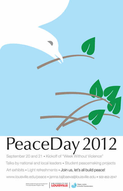Peace Day 2012 poster