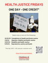 New 1-day, 1-credit Health Justice classes for spring 2024