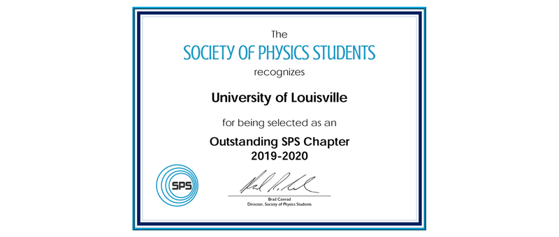 SPS Students get recognized as Outstanding Chapteer