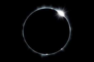 Sun and Moon during totality of a total solar eclipse