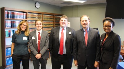 Dr. Moyer and students with Supreme Court Justice Alito.