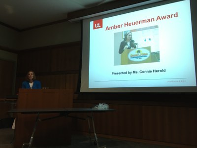 Slideshow presentation of the Amber Heuerman Award