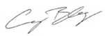 Craig Blakely signature