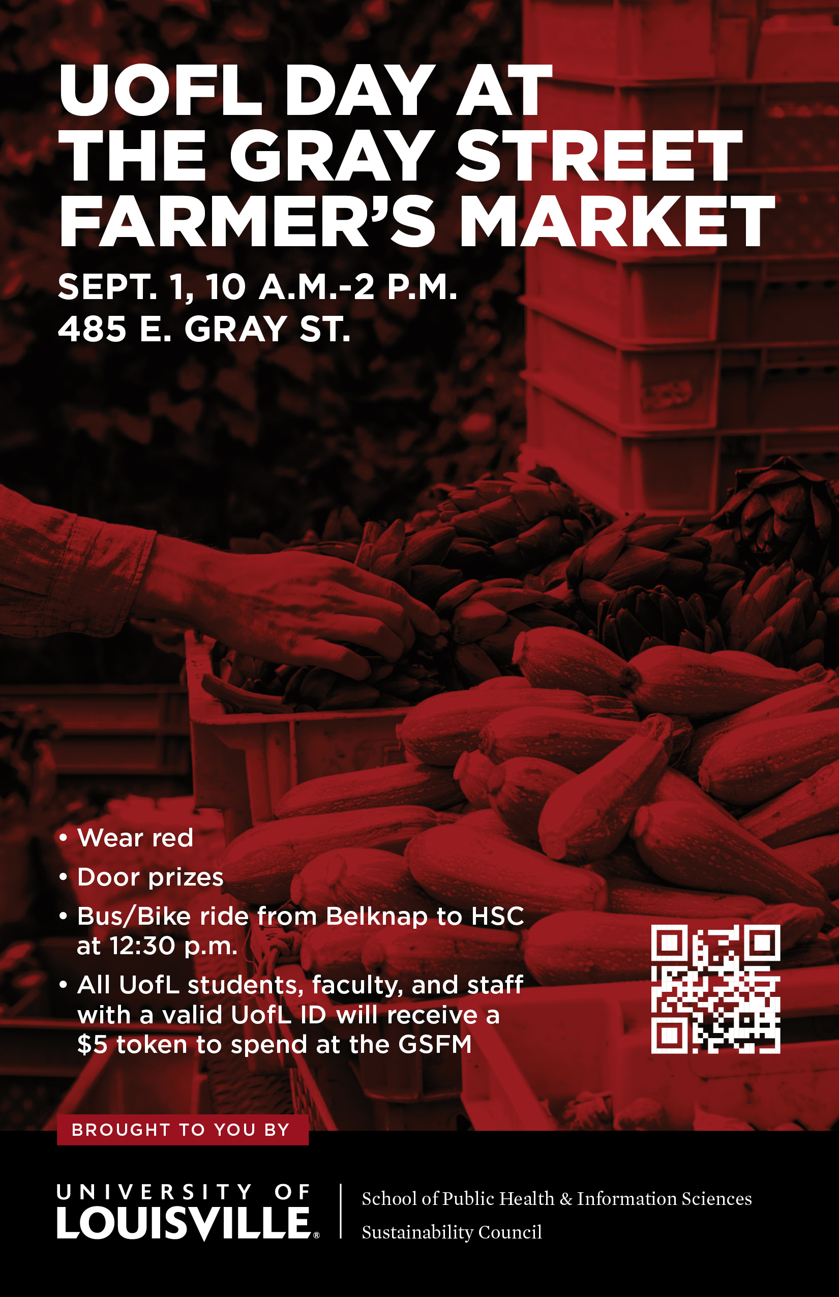 UofL Day at the Gray Street Farmers Market Sept. 1, 2022