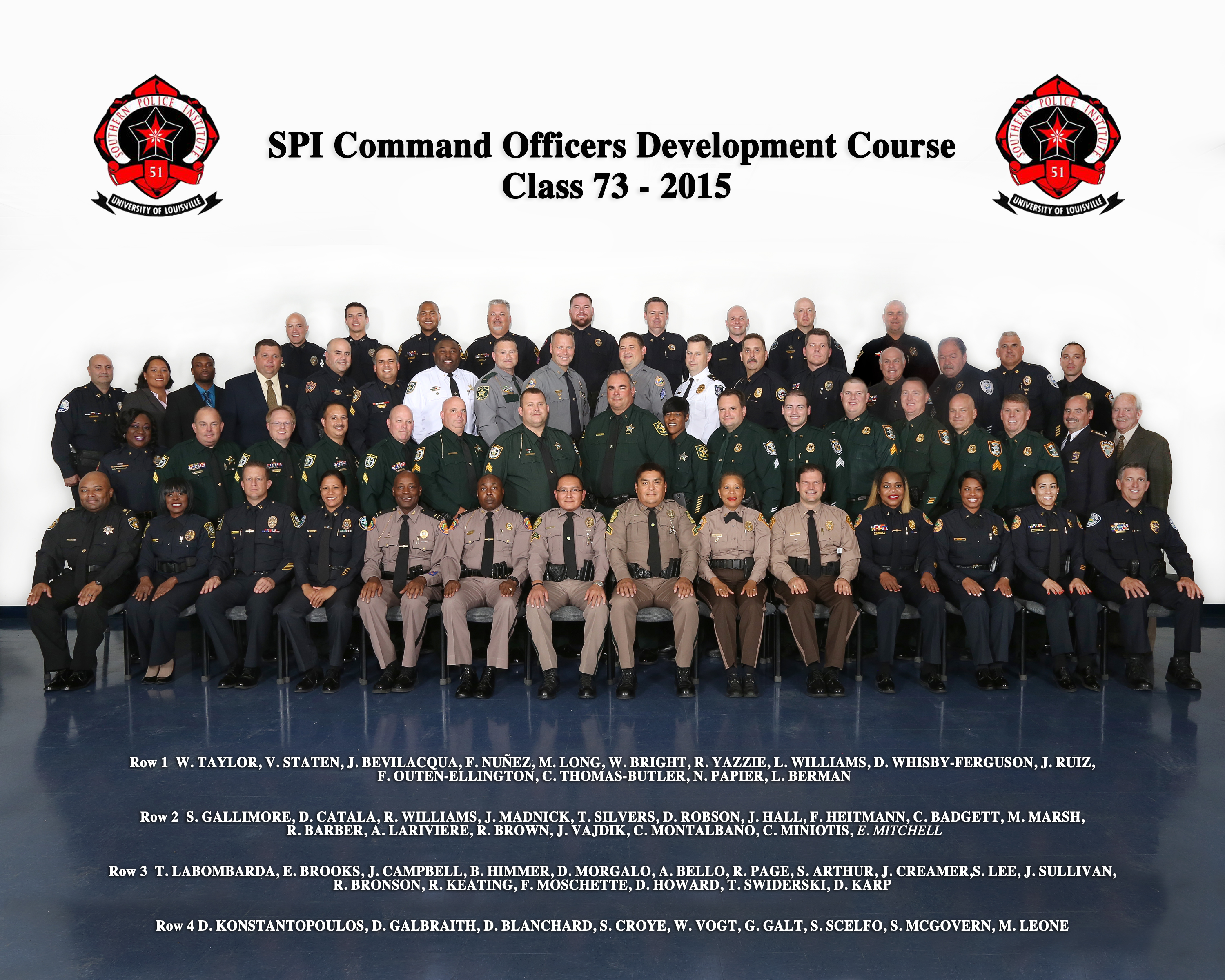 73rd CODC Class Picture
