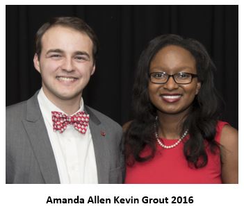 Amanda Allen and Kevin Grout 2016