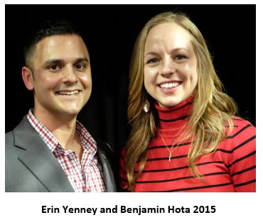Erin Yenney and Benjamin Hota 2015