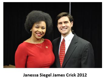 Janessa Siegel and James Crick 2012